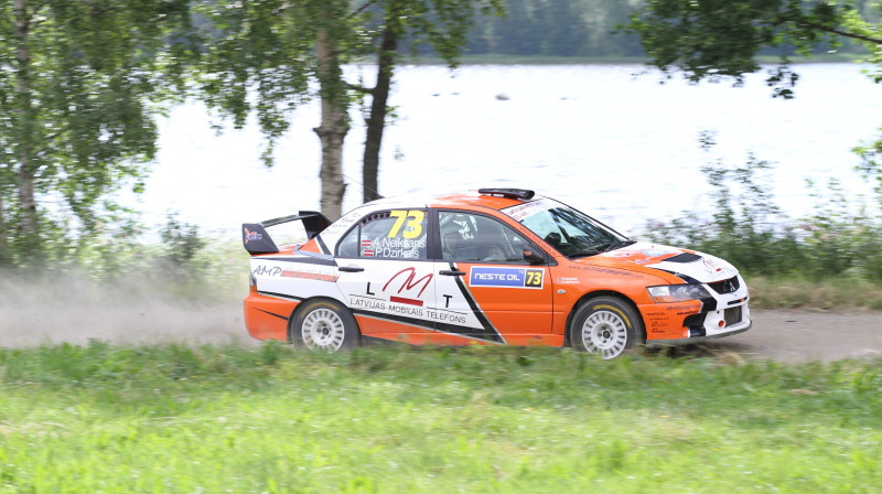 Andis Nekšāns Somijas ceļos
Foto: Latvijas Mobilā Telefona rallija komanda