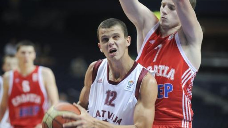 Edmunds Dukulis Latvijas U19 izlasei pievienosies pēc labas sezonas Itālijā.
Foto: FIBA Europe