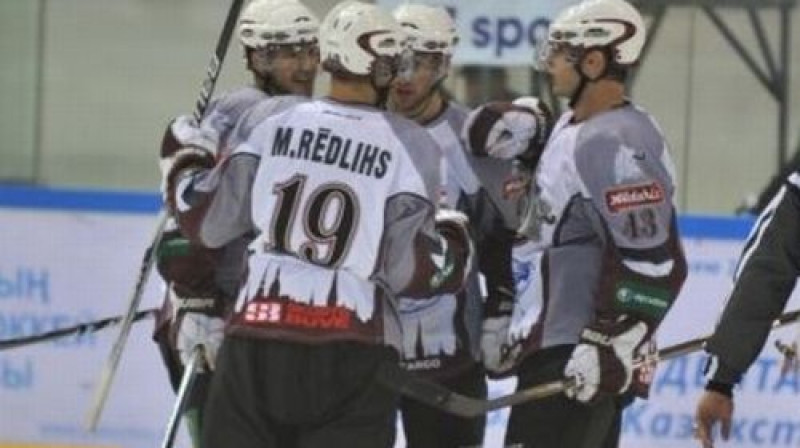 Vai rīdziniekiem būs pamats priecāties arī pēc šodienas spēles?
Foto: Astanas ''Barys''