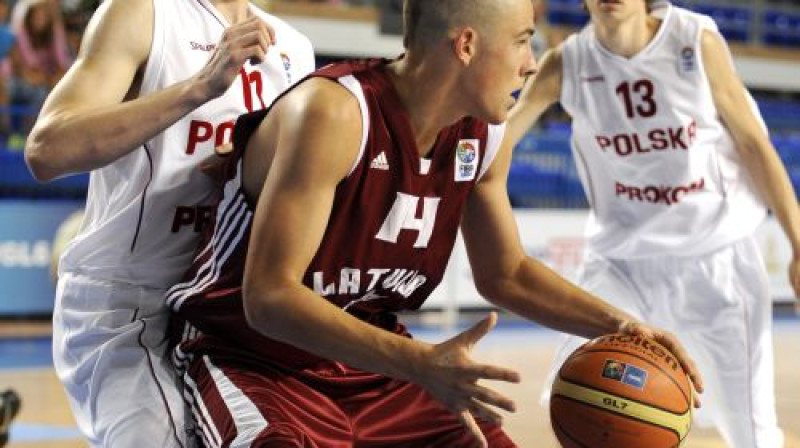 Sandis Ceplītis uzbrukumā
Foto: FIBA Europe