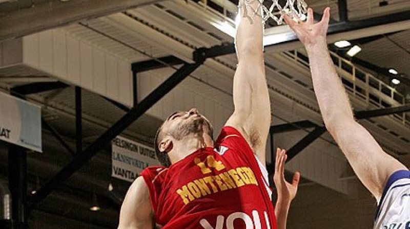 Nikola Pekovičs bija rezultatīvākais vīrs Melnkalnes rindās
Foto: Tomi Kaminen, fibaeurope.comiT