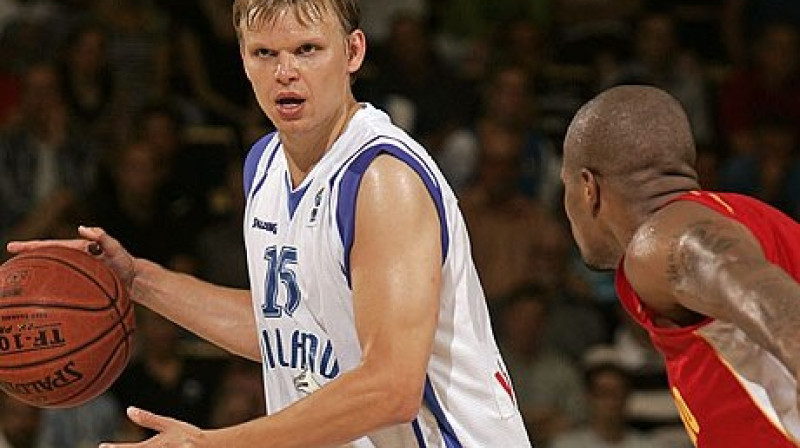 Somijas līderis Teemu Ranniko trešdien palika bez punktiem
Foto: Tomi Kaminen, fibaeurope.com