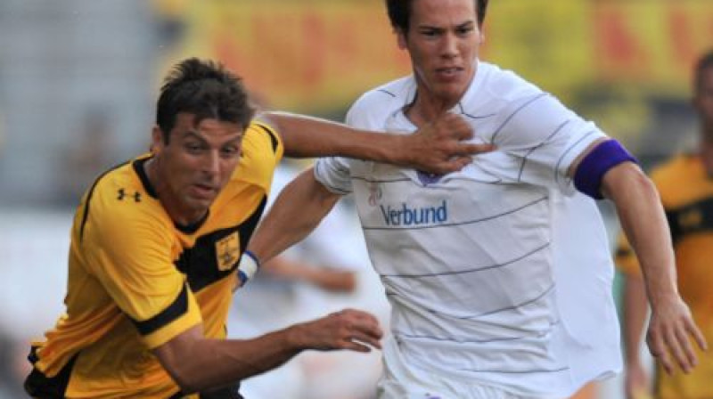 "Aris" - "Austria" spēles epizode
Foto: AP/Scanpix