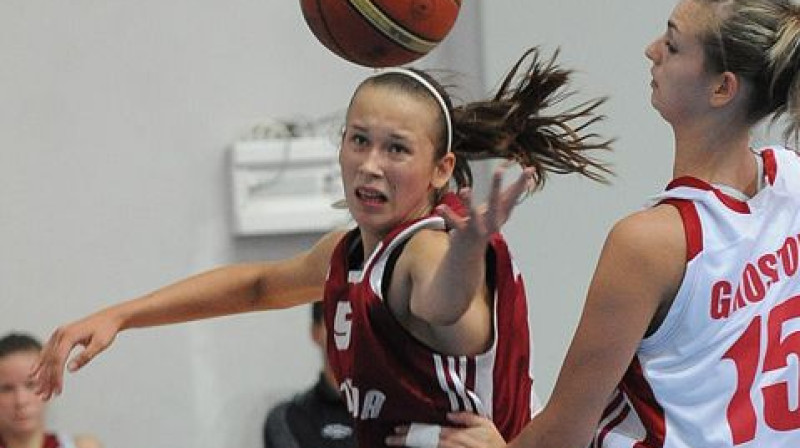 Rūta Veidere: 14 punktu U20 izlases pārbaudes spēlē ar Baltkrieviju.
Foto: FIBA Europe