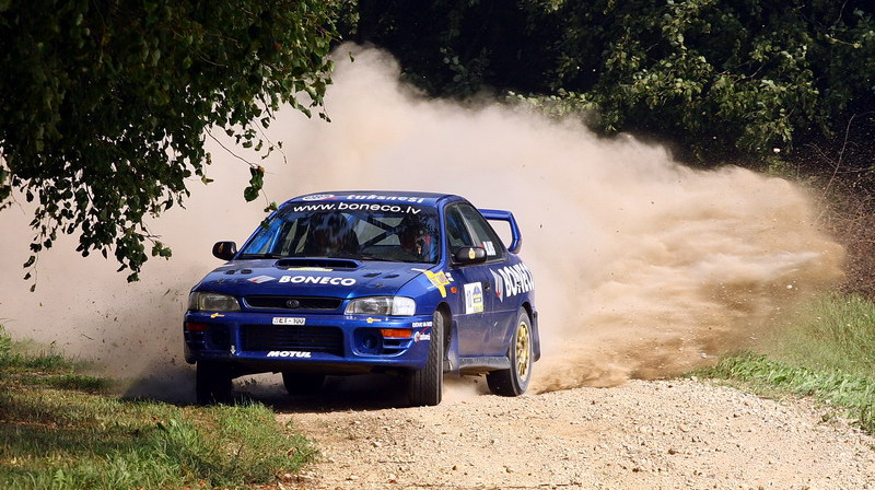 4WD+ klasē Gints Blaus/Kārlis Igals („Subaru Impreza”) cīnās par kopvērtējuma trijnieku
Foto: Dace Janova (Fotoaģentūra „4rati”).