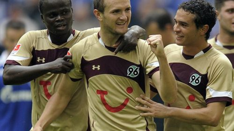 Hannoveres kluba futbolisti
Foto: AP/Scanpix