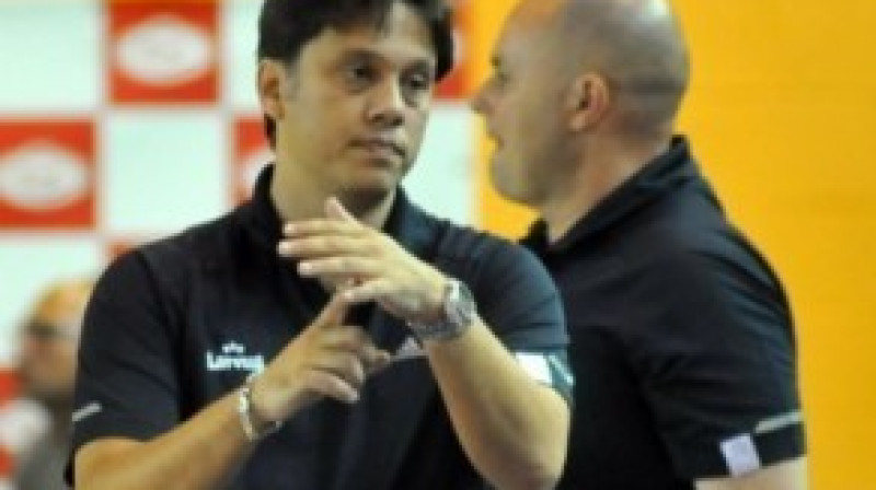 George Dikeoulakos spēkā ir divu gadu līgums par darbu Latvijas valstsvienībā
Foto: Romualds Vambuts, Sportacentrs.com