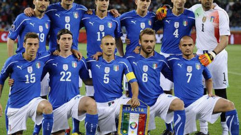 Itālijas izlase DĀR
Foto: AFP/Scanpix