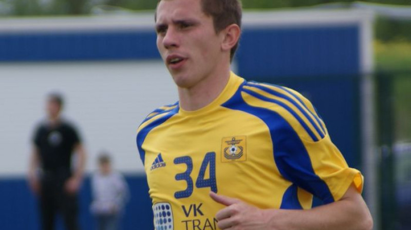 Aleksandrs Solovjovs vēl "Ventspils" kreklā
Foto: Jevgēņijs Jaņens, Sportacentrs.com