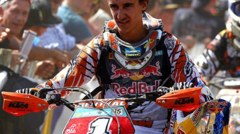 Šī gada pasaules čempions MX2 klasē - Marvins Maskvīns
Foto: www.mxlarge.com