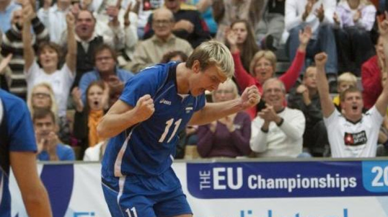Igaunijas izlases volejbolists Olivers Venno
Foto: www.volley.ee
