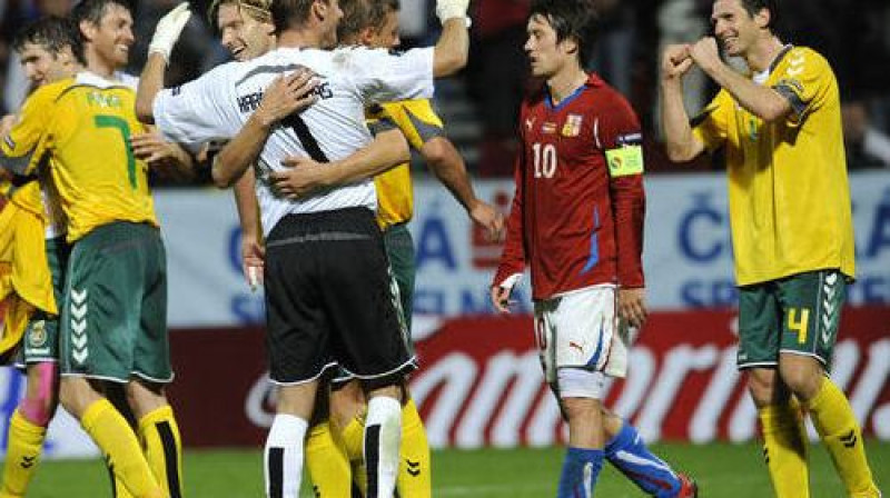 Lietuvieši uzvarējuši Čehijā, Tomašs Rosickis - noskumis
Foto: AFP/Scanpix