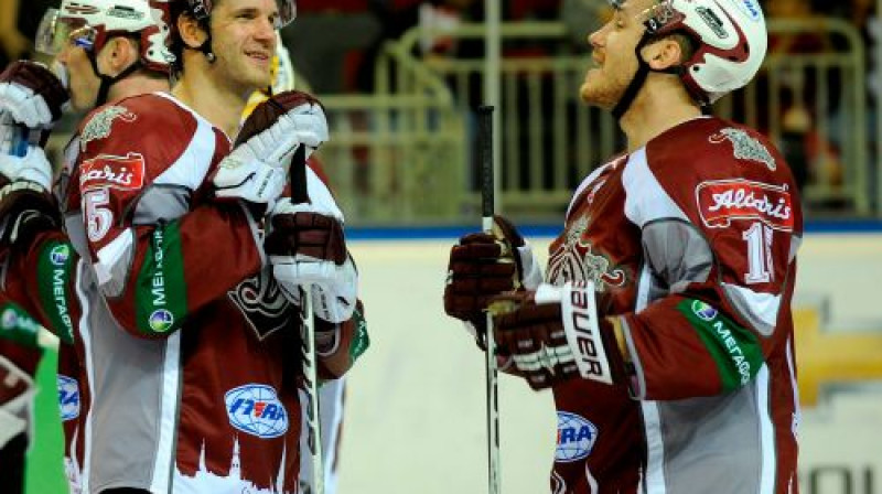 Pamatots smaids rīdzinieku sejās būs arī šodien
Foto: Romāns Kokšarovs, Sporta Avīze, F64