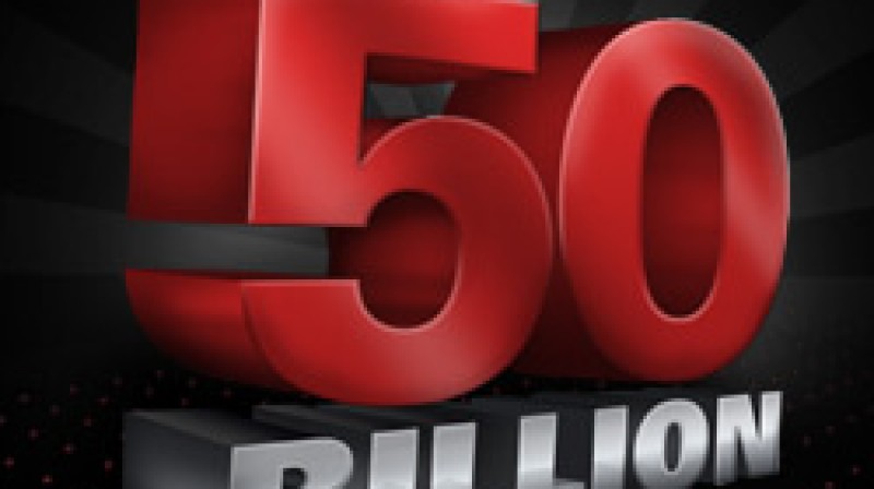 Pokerstars akcija: 50 miljardā roka
