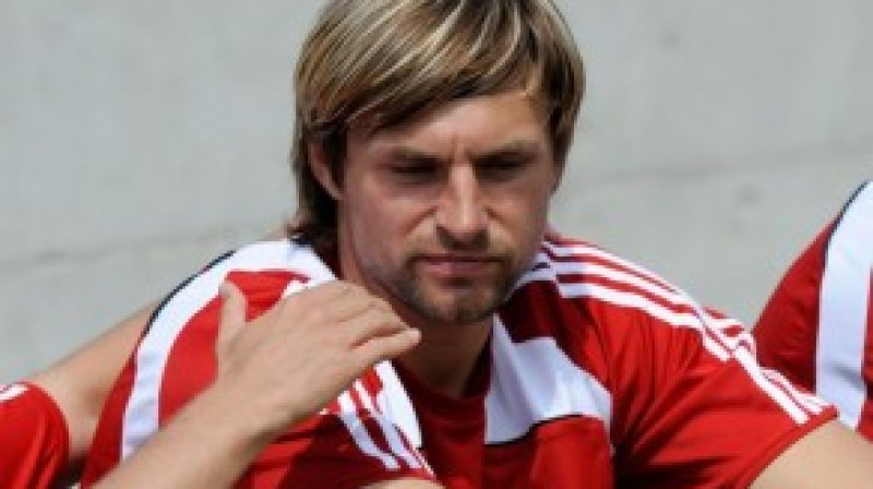 Šīs spēles varonis noteikti ir Kristaps Grebis.
Foto: Romans Kokšarovs, Sporta Avīze, f64