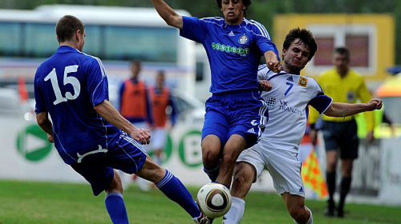 Jurijs Žigajevs pēdējā spēlē pret "Skonto" (Nr.7)
Foto: Romāns Kokšarovs, Sporta Avīze, f64