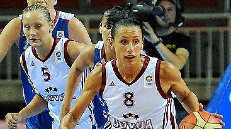 Gunta Baško gatavosies savam piektajam Eiropas čempionāta finālturnīram.
Foto: fibaeurope.com