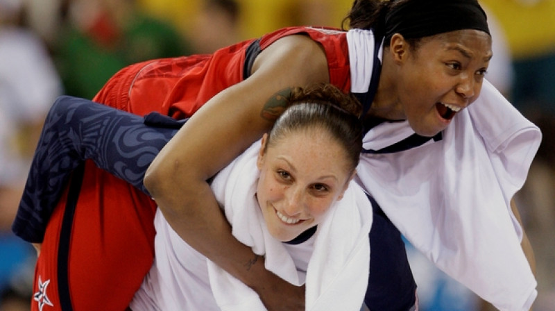 Cappie Pondexter un Diana Taurasi, divkārtējās WNBA Čempiones "Phoenix Mercury" sastāvā (2007, 2009)
Foto: USA Basketball