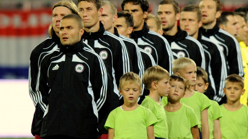 Latvijas futbola izlase
Foto: Romāns Kokšarovs, Sporta Avīze, f64