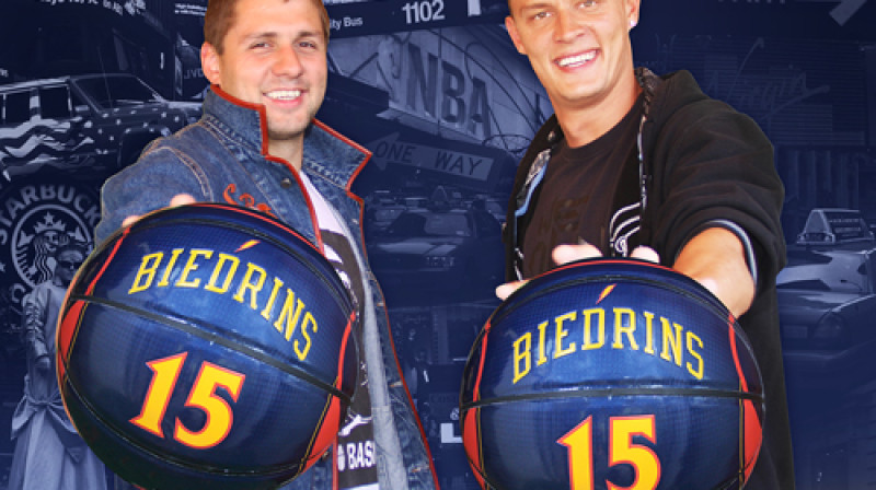 Raimonds Elbakjans un Andris Biedriņš
Foto: Renārs Buivids