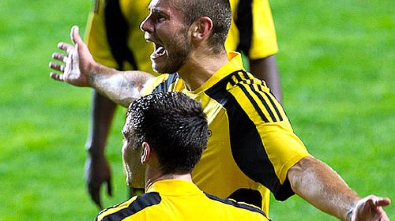 Edgars Gauračs varēja gūt vārtus
Foto: www.fc-sheriff.com