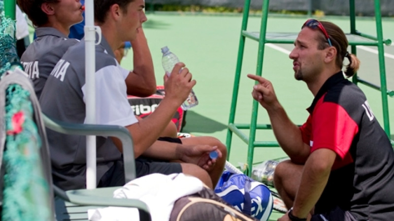 Latvijas komanda
Foto: itftennis.com