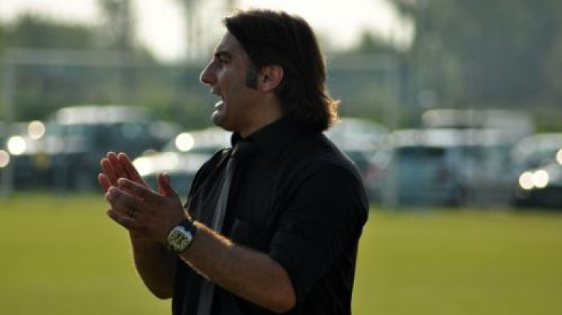 "Daugavas" galvenais treneris Tamazs Pertija
Foto: Laimonis Saulītis, Sportacentrs.com