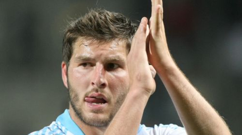 Pirmo vārtu autors Andrē Pjērs Žinjaks
Foto: AP/Scanpix