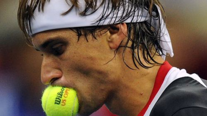 Davids Ferers pēc zaudēta punkta
Foto: AFP/Scanpix