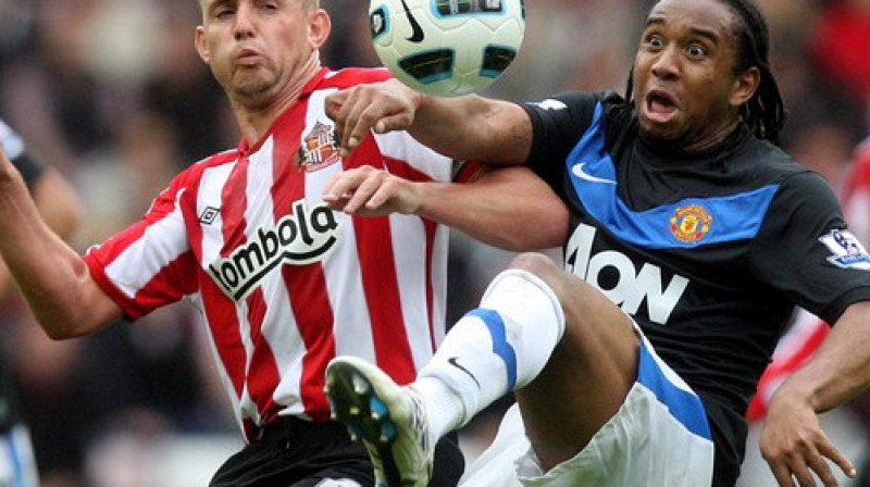 Epizode no "Suderland" - "Manchester United" spēles
Foto: AFP/Scanpix