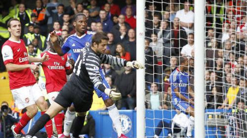 Didjē Drogbā atklāj rezultātu
Foto: AFP/Scanpix