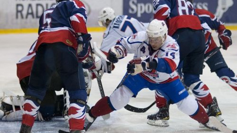 ''Liepājas Metalurgs'' pret Žlobinas ''Metallurg''
Foto: Aigars Prūsis, Sportacentrs.com
