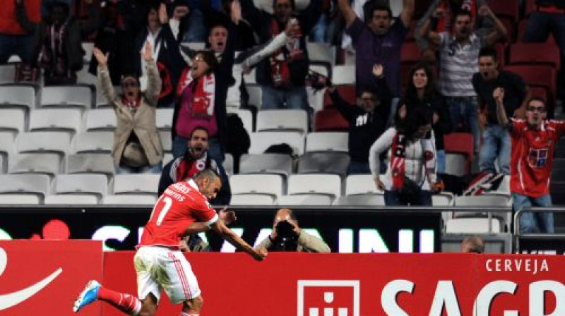 Karlušs Martins svin vārtu guvumu
Foto: AFP/Scanpix