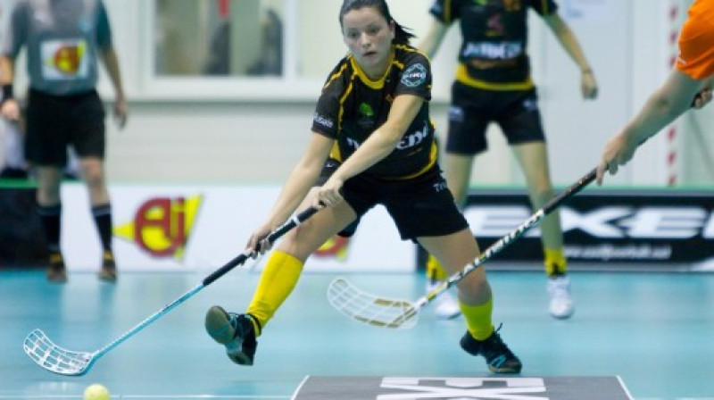 "Rubenes" uzbrucēja Evita Rudzīte
Foto: Mārtiņš Šults, www.floorball.lv
