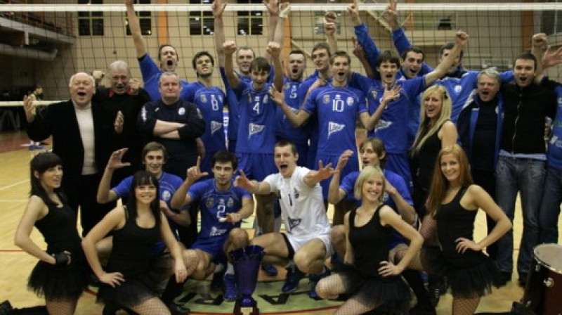 2009. gadā Latvijas kausu izcīnīja "Lāse-R/Rīga"
Foto: Romāns Kokšarovs, Sporta Avīze, f64
