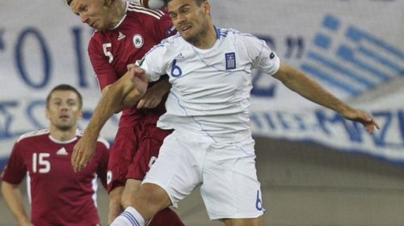 Aleksandross Ciolis divcīņā pret Juri Laizānu
Foto: AP/Scanpix