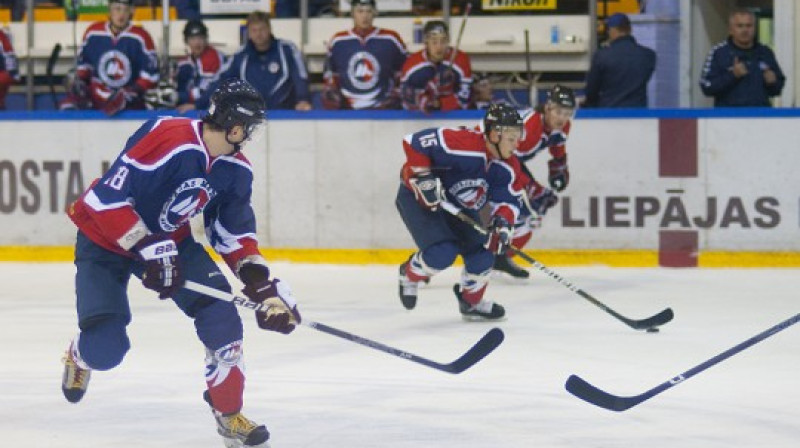 Liepājnieki dodas uzbrukumā
Foto: Aigars Prūsis
