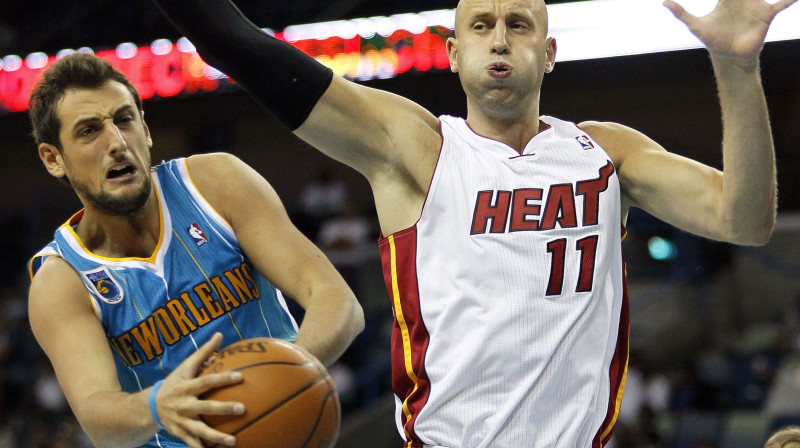 Marko Belinelli "Heat" grozā sameta 19 punktus 
Foto: AP/Scanpix
