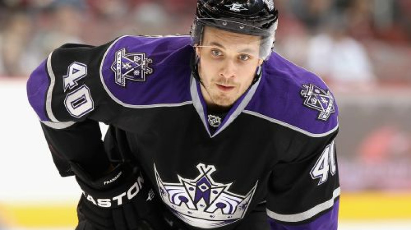 Johans Fransons "Kings" pārbaudes spēlē
Foto: AFP/Scanpix