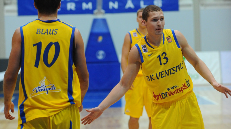 Lauris Blaus un Jānis Strēlnieks
Foto: bkventspils.lv