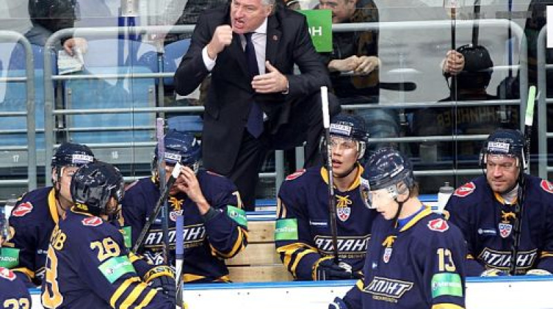 Milošs Ržiha pagājušajā sezonā ar "Atlant" spēlēja Gagarina kausa finālā
Foto: Aleksandrs Safonovs, championat.ru