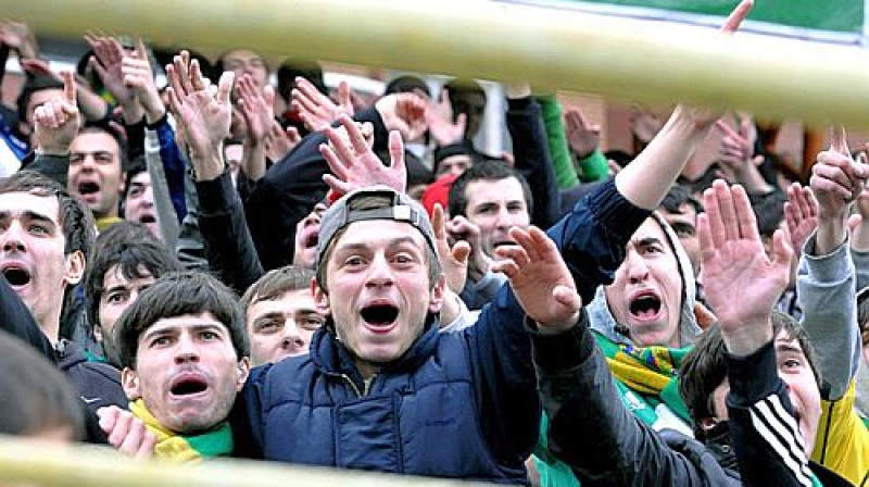 "Anzhi" komandas fani
Foto: championat.ru