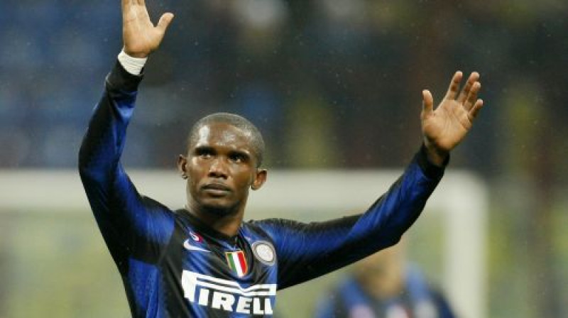 Vienīgo vārtu autors ''Inter'' rindās - Samuels Eto'o
Foto: AP/Scanpix