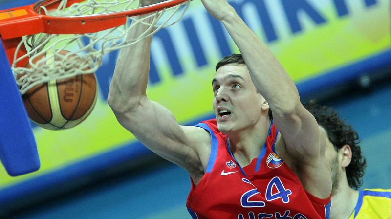 CSKA centra spēlētājs Aleksandrs Kauns ir NCAA čempions
Foto: ITAR-TASS/Scanpix