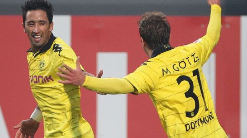 Abi "Borussia" vārtu guvēji
Foto: AFP/Scanpix