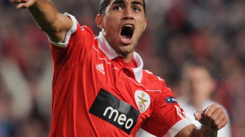 "Benfica" uzbrucējs Alans Kardeks
Foto: AFP/Scanpix