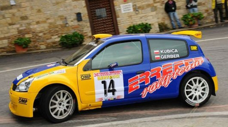 Roberts Kubica rallijā "Rally Trofeo Maremma"
Foto: www.almrally.ru