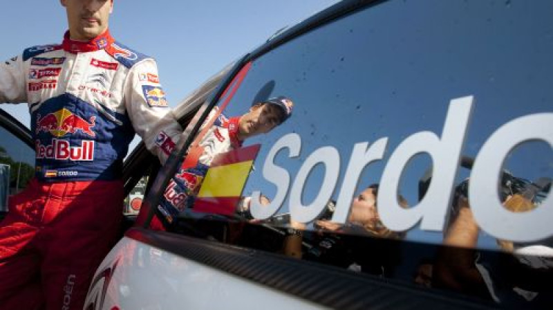 Dani Sordo vēl "Citroen" komandas rindās
Foto: AFP/Scanpix