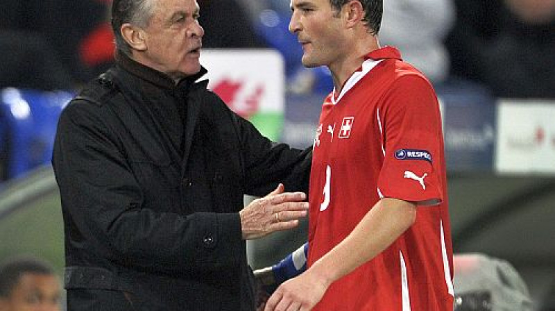 Otmārs Hicfelds un Aleksandrs Frajs
Foto: AP/Scanpix