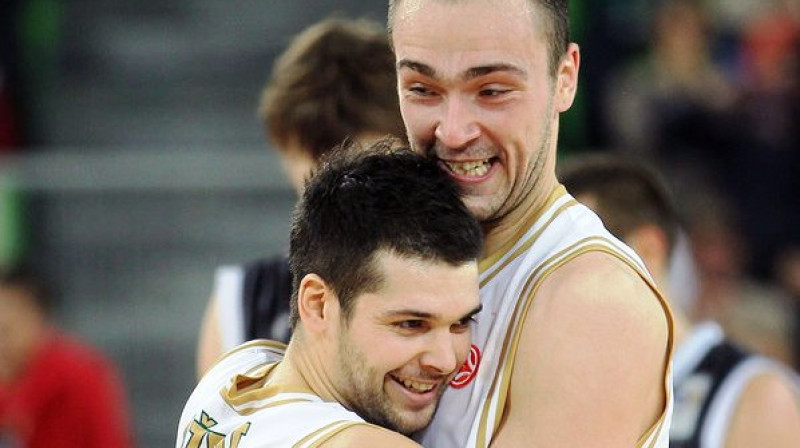 Sašo Ožbolts un Damirs Markota
Foto: Olimpija